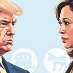 कमला हैरिस इन जगहों पर आगे,मिसोसी, मोंटाना समेत कई राज्यों में ट्रंप की जीत