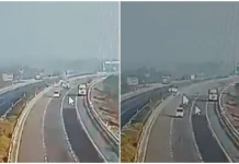 टायर फटा, 8 बार पलटी स्कॉर्पियो, यूपी के गाजीपुर में सड़क हादसा, 4 बच्चों समेत 7 लोग घायल