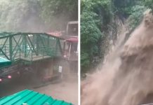 मसूरी के कैंपटी वाटर फॉल का यह रौद्र रूप आपने नहीं देखा होगा…