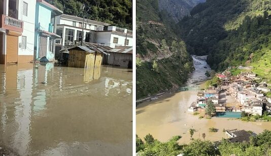 उत्तरकाशी के स्यानाचट्टी में कृत्रिम झील बन रही ‘वॉटर बम’, लोगों की उड़ी नींद