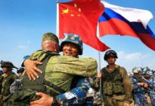 इधर अमेरिका ने दी परमाणु पनडुब्बी की तैनाती, उधर शुरू हो गई रूस-चीन की मिलिट्री ड्रिल