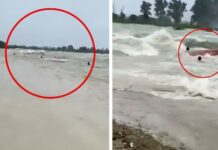 राजस्थान के सवाई माधोपुर में पलटी नाव, 10 लोग बहे, खतरनाक वीडियो आया सामने