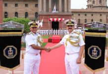 वाइस एडमिरल संजय वात्स्यायन ने नौसेना के उप प्रमुख के तौर पर कार्यभार संभाल