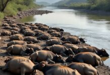 ओडिशा के ब्राह्मणी नदी में 73 भैंसों के शव तैरते मिले, ग्रामीणों में फैली दहशत