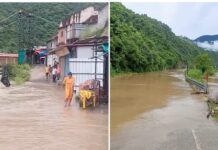 उत्तराखंड में इतनी चढ़ गई अलकनंदा, बद्रीनाथ वाली सड़क भी डूब गई, डरा रहा वीडियो
