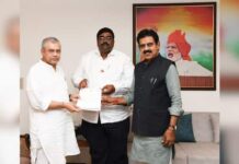 समाजसेवी नित्यानंदम और सांसद शंकर लालवानी ने रेलमंत्री से की मुलाकात, ये थीं मांगें