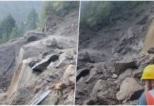 किन्नौर में बादल फटने से तबाही: खेत-बागीचे तक बहे, जान बचाने को घर छोड़कर भागे लोग