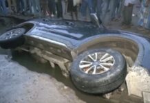 पटना में गड्ढे में गिरी कार तो मालकिन बोली- चुनावी माहौल में सरकार को बदनाम करने की साजिश