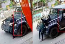गाजियाबाद में तेज रफ्तार थार ने महिला को उड़ाया, हादसे का CCTV फुटेज देख कांप जाएगी रूह