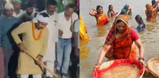 मुस्लिम विधायक ने उठाई कुदाल और बनाने लगे छठ घाट… मुजफ्फरपुर में आस्था के अद्भुत रंग
