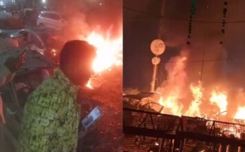 दिल्ली में लाल किले के पास कार में ब्लास्ट के बाद कैसा है मंजर