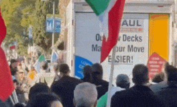 अमेरिका में ईरान का विरोध करते लोगों को ट्रक से कुचलने की हुई कोशिश, VIDEO आया सामने