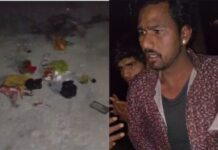 मुक्तिधाम में संदिग्ध गतिविधि! ग्रामीणों ने दो युवकों को टोना‑टोटका करते पकड़ा