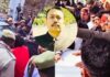 निलंबित अलंकार अग्निहोत्री को बरेली से बाहर भेजने पर हंगामा, कार के आगे लेटे समर्थक, बुलानी पड़ी PAC