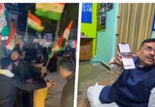 काफिले पर हमले के बाद थाने में धरने पर बैठे सुवेंदु अधिकारी, बोले- यह विपक्ष की हर आवाज पर हमला