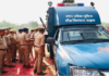 वाराणसी पुलिस लाइन में परेड, सैनिक सम्मेलन और दंगा नियंत्रण ड्रिल में परखी पुलिसकर्मियों की तेजी