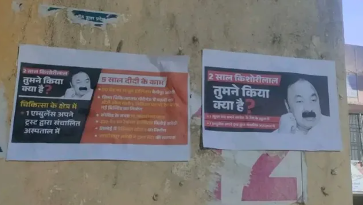 राहुल गांधी के अमेठी दौरे से पहले गरमाया राजनीतिक माहौल, पोस्टर वार शुरू