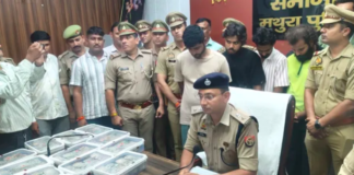वृंदावन में 2.90 करोड़ की चोरी का खुलासा: किराएदार सहित चार चोर गिरफ्तार, ₹2 C कैश-कार और जेवर बरामद