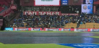 IND vs WI 5th T20: рдмреЗрдВрдЧрд▓реБрд░реБ рдореЗрдВ рдкрд╣рд▓реЗ рдмрд╛рд░рд┐рд╢ рдлрд┐рд░ рдИрд╢рд╛рди-рдирдорди рдХрд╛ рддреВрдлрд╛рди, рдЪреМрдХреЛрдВ-рдЫрдХреНрдХреЛрдВ рдХреА рдмрд░рд╕рд╛рдд рдХреЗ рдмрд╛рдж рдореИрдЪ рд░рджреНрдж